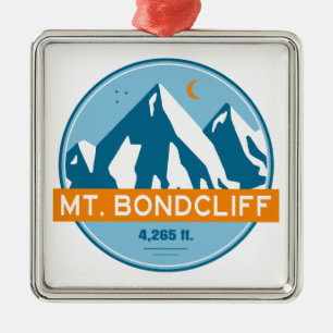 Mt. Bondcliff New Hampshire Sterne Mond Ornament Aus Metall