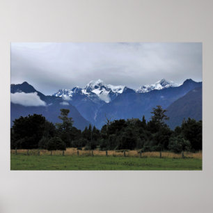 Mt Cook aus dem Osten Poster