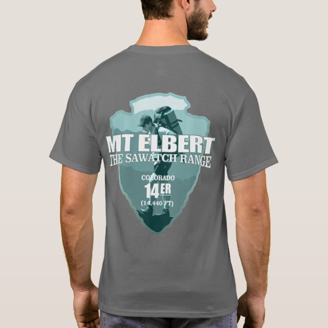 Mt Elbert (arrowhead T) T-Shirt (Rückseite)