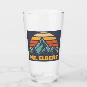 Mt. Elbert Colorado Retro Türkis Glas