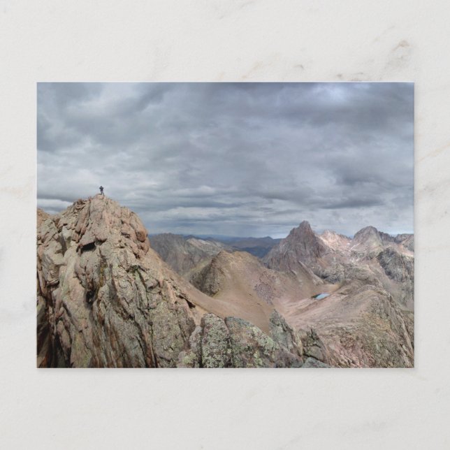 Mt Eolus Catwalk - Chicago Basin - Colorado Postkarte (Vorderseite)