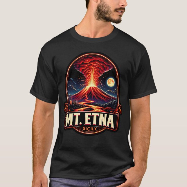 Mt.Etna Sicily T-Shirt (Vorderseite)