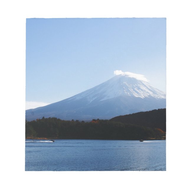 Mt Fuji Fuji Lake Kawaguchi Notizblock (Vorderseite)