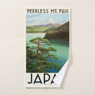 Mt Fuji Japon affiche Voyage Art Vintage