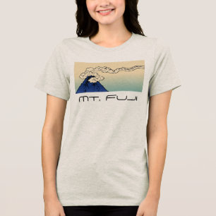 Mt. Fuji Landschaft T-Shirt Tri-Blend Shirt