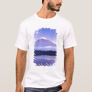 Mt. Fuji mit Linsenwolke, Motosu-See, T-Shirt