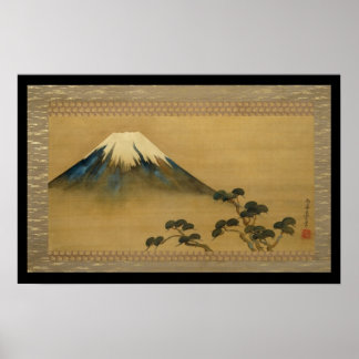mt fuji poster