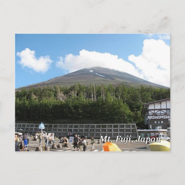 Mt Fuji Postkarte (Vorderseite)