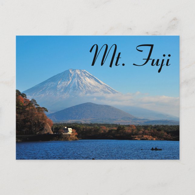Mt Fuji Postkarte (Vorderseite)