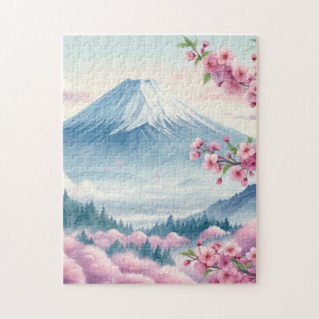 Mt. Fuji & Sakura – Spring Puzzle (Vertikal)