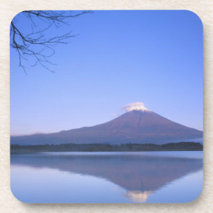 Mt. Fuji vom Motosu-See, Yamanashi, Japan Untersetzer