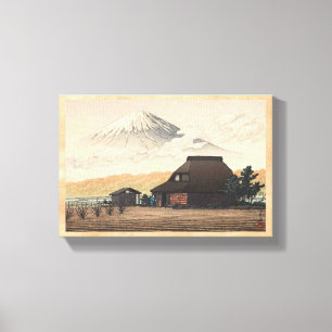 Mt. Fuji von Narusawa Hasui Kawase shin hanga Kuns Leinwanddruck