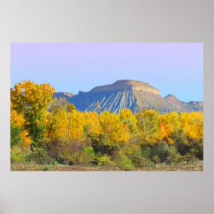 Mt. Garfield im Herbst Poster