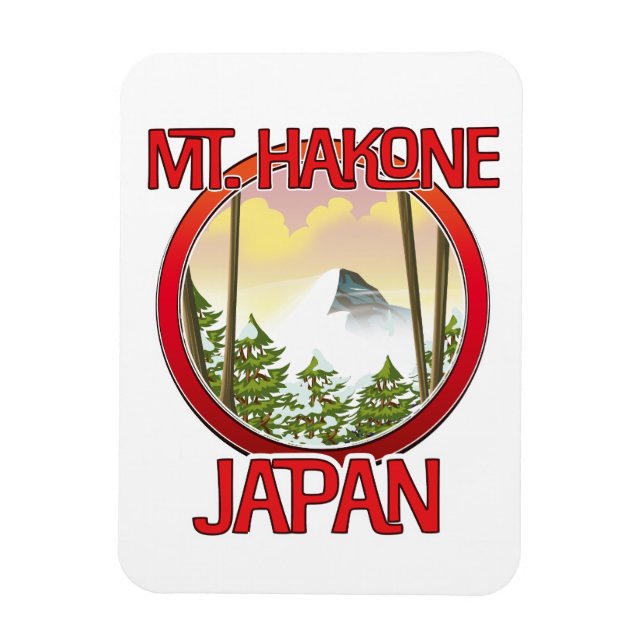 Mt. Hakone Japan Magnet (Vertikal)