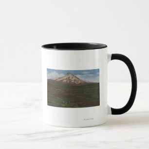 Mt. Haube, Oregon - Ansicht des Berges von Haube 2 Tasse