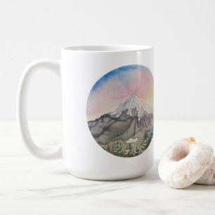 Mt. Hauben-Sonnenaufgang Kaffeetasse
