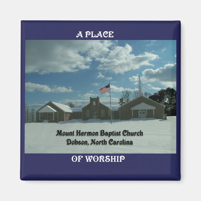 MT. HERMON BAPTIST CHURCH MAGNET (Vorne)