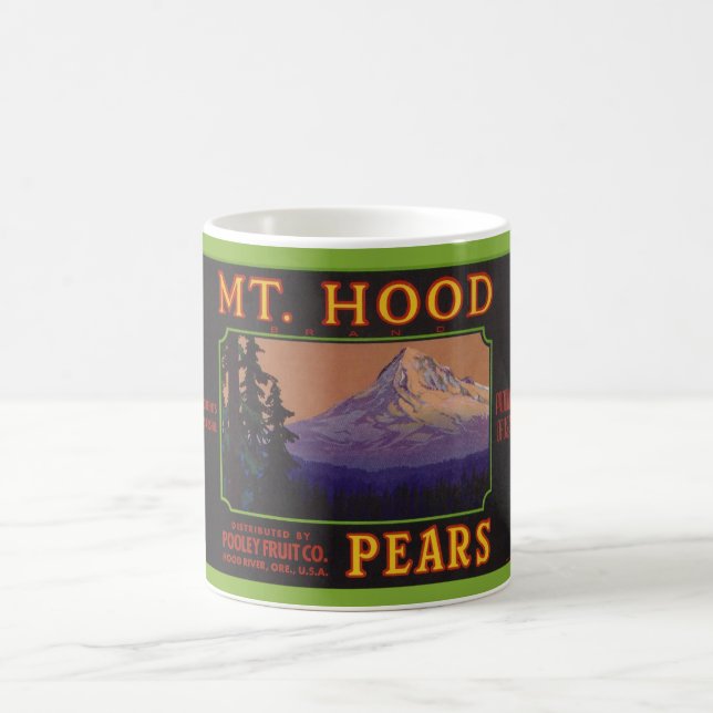 Mt. Hood Birnen-Tasse Kaffeetasse (Mittel)