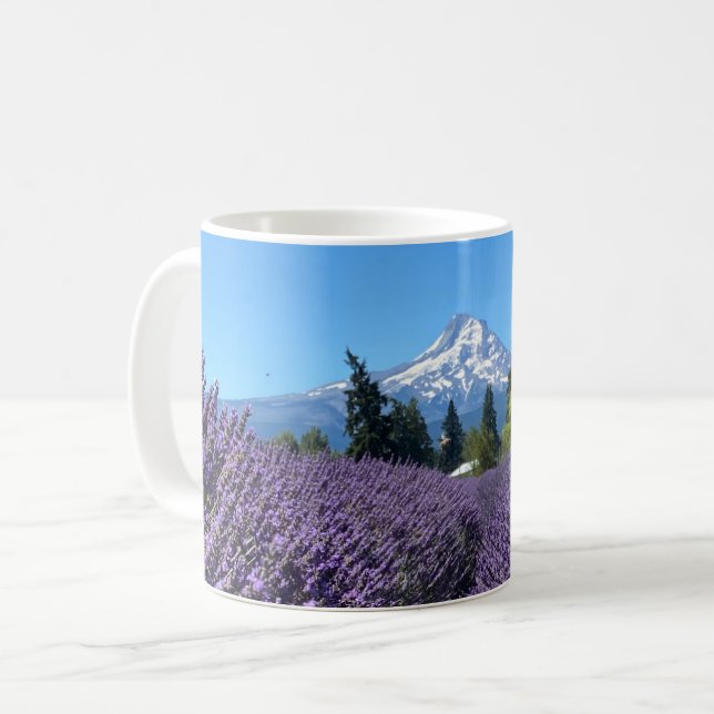 Mt Hood Oregon Kaffeetasse (Vorderseite Links)