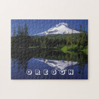 Mt. Hood, Oregon, Lake Reflection Scenic Foto
