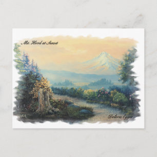 Mt Hood Oregon Original Prints Dolores Egger Postkarte