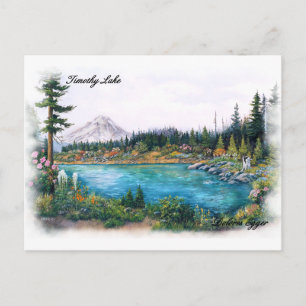 Mt Hood Oregon Original Prints Dolores Egger Postkarte