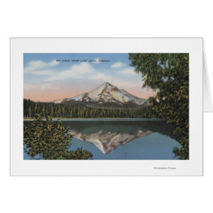Mt Hood, Oregon - Vue de la montagne de Lost