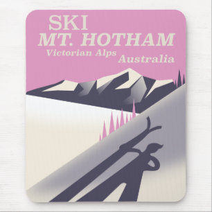 Mt. Hotham, Werbeplakat für Skigebiet in den Victo Mousepad