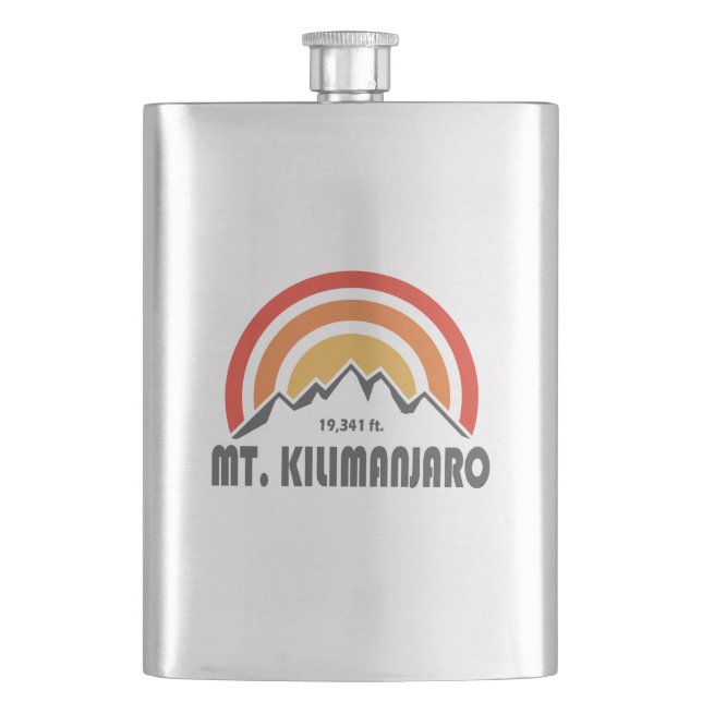 Mt. Kilimanjaro Flachmann (Vorderseite)
