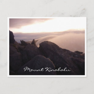Mt Kinabalu Gipfel Sonnenaufgang Postkarte