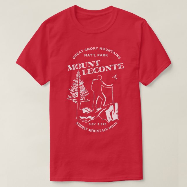 Mt Leconte Great Smoky Mountains Classic T-Shirt (Design vorne)