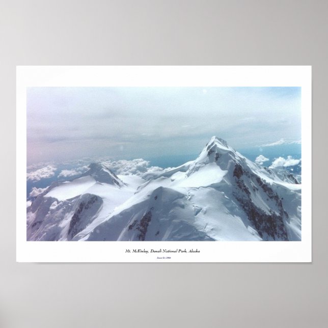 Mt. McKinley, Denali National Park, Alaska Poster (Vorne)