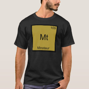 Mt - Minotaur T-shirt drôle de symbole d'élément d