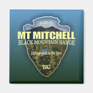 Mt Mitchell (Pfeilspitzen) Magnet