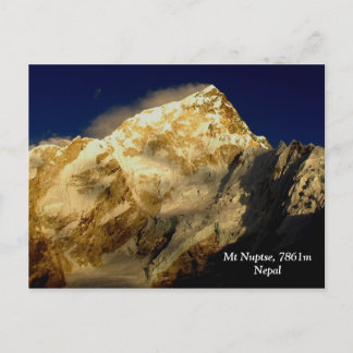 Mt Nuptse Postkarte