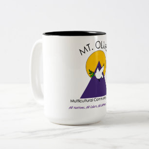 Mt. Oliven-Zweitoner-Tasse Zweifarbige Tasse