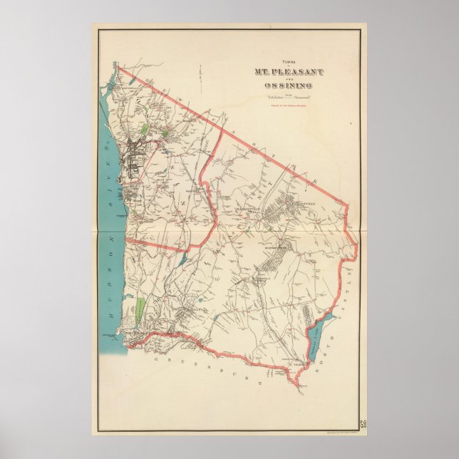 Mt Pleasant, überwältigende Städte Poster (Vorne)