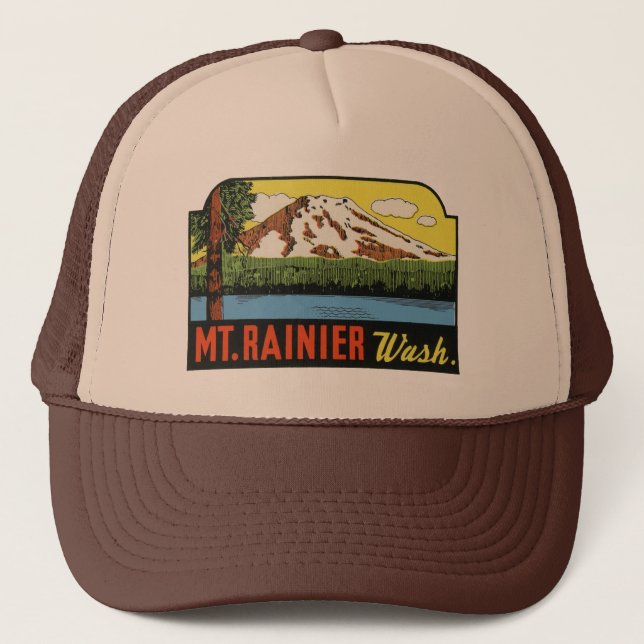 Mt. Rainer Casquette de baseball de Washington (Devant)