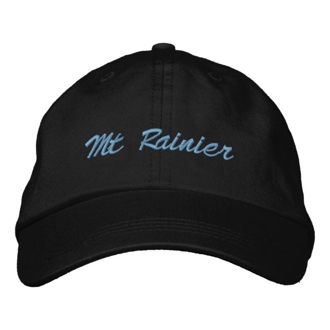 Mt Rainier Cap Bestickte Kappe (Vorderseite)