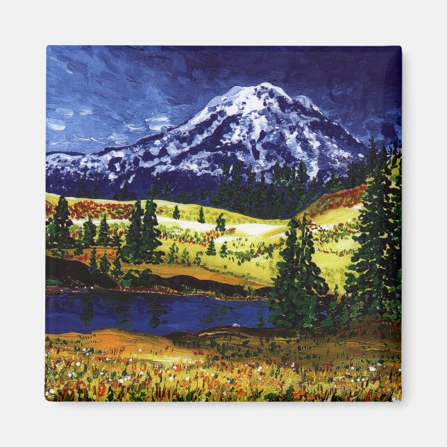 Mt Rainier Magnet (Vorne)