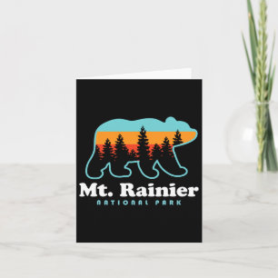 Mt Rainier Nationalpark Hikes Washington Bear Karte
