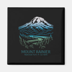 Mt. Rainier Nationalpark Wandern Camping Berg Magnet