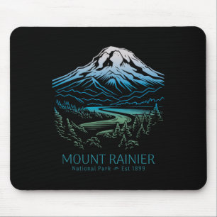 Mt. Rainier Nationalpark Wandern Camping Berg Mousepad
