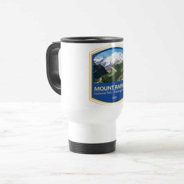 Mt Rainier NP (PF1) Reisebecher (Vorderseite Links)