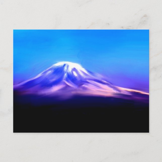 Mt Rainier Postcard Postkarte (Vorderseite)