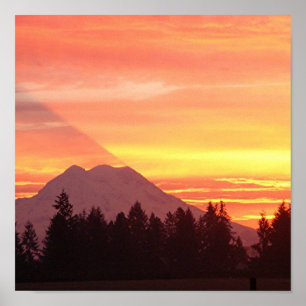 Mt, Rainier Poster