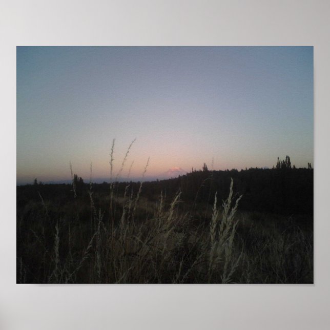 Mt Rainier. Poster (Vorne)