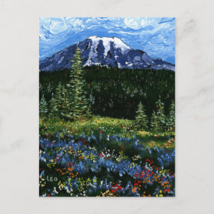 Mt Rainier Postkarte