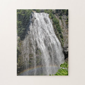Mt Rainier Rainbow at Narada Falls Puzzle
