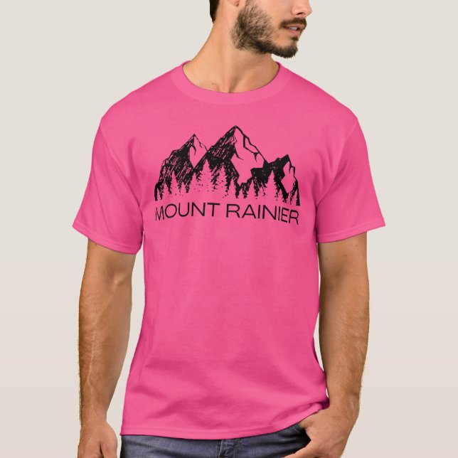 Mt Rainier Shirt Mount Rainier Nationalpark Washi (Vorderseite)